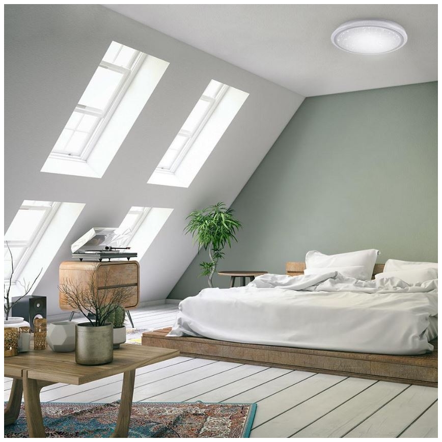 Leuchten Direkt 15220-16 - LED RGB Dimmable φωτιστικό οροφής LUISA LED/28W/230V + τηλεχειριστήριο