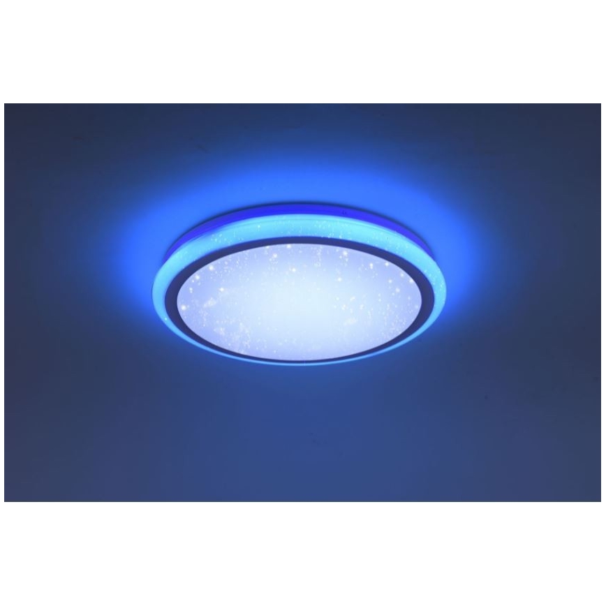 Leuchten Direkt 15220-16 - LED RGB Dimmable φωτιστικό οροφής LUISA LED/28W/230V + τηλεχειριστήριο