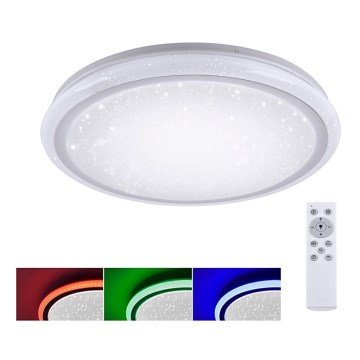 Leuchten Direkt 15220-16 - LED RGB Dimmable φωτιστικό οροφής LUISA LED/28W/230V + τηλεχειριστήριο