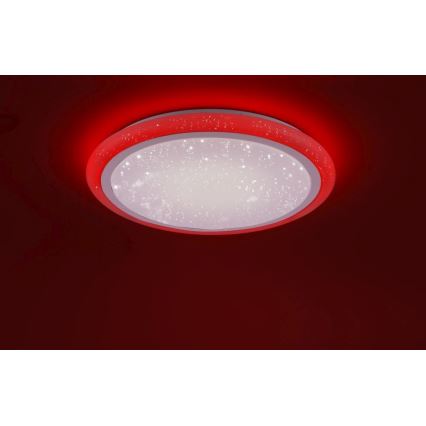 Leuchten Direkt 15230-16 - LED RGB Dimmable φωτιστικό οροφής LUISA LED/42W/230V 3000-6400K + τηλεχειριστήριο