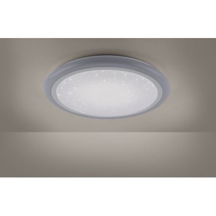 Leuchten Direkt 15230-16 - LED RGB Dimmable φωτιστικό οροφής LUISA LED/42W/230V 3000-6400K + τηλεχειριστήριο