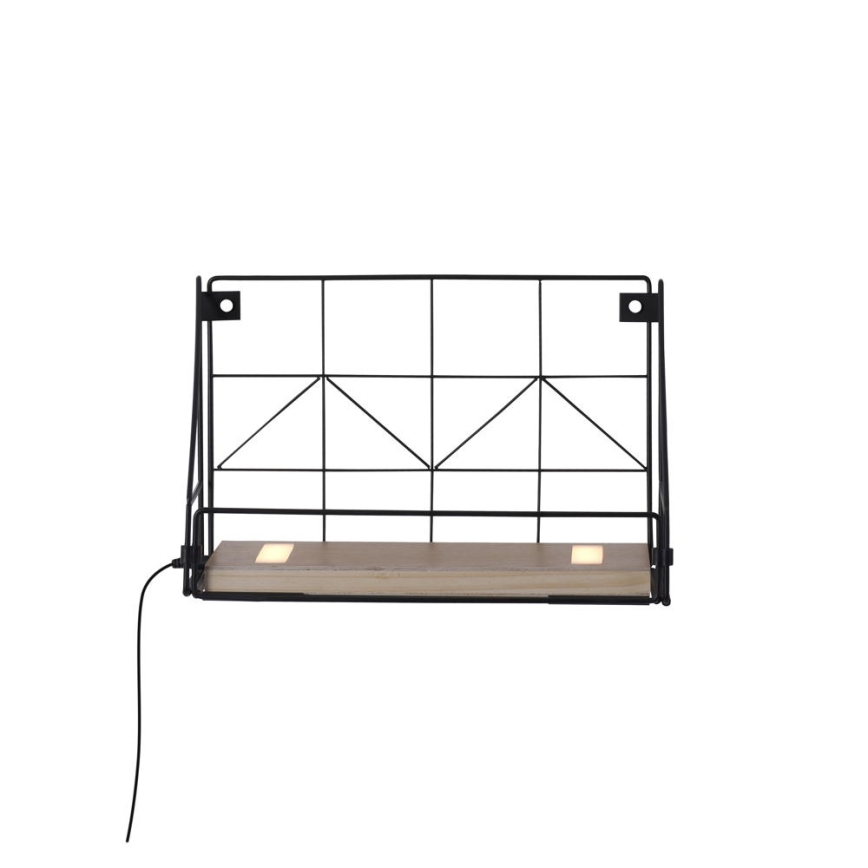 Leuchten Direkt 15276-18 - Ράφι με φωτισμό LED BOARD 2xLED/1,75W/230V 30 cm ευκάλυπτος