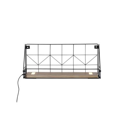 Leuchten Direkt 15277-18 - Ράφι με φωτισμό LED BOARD 2xLED/1,75W/230V 45 cm ευκάλυπτος