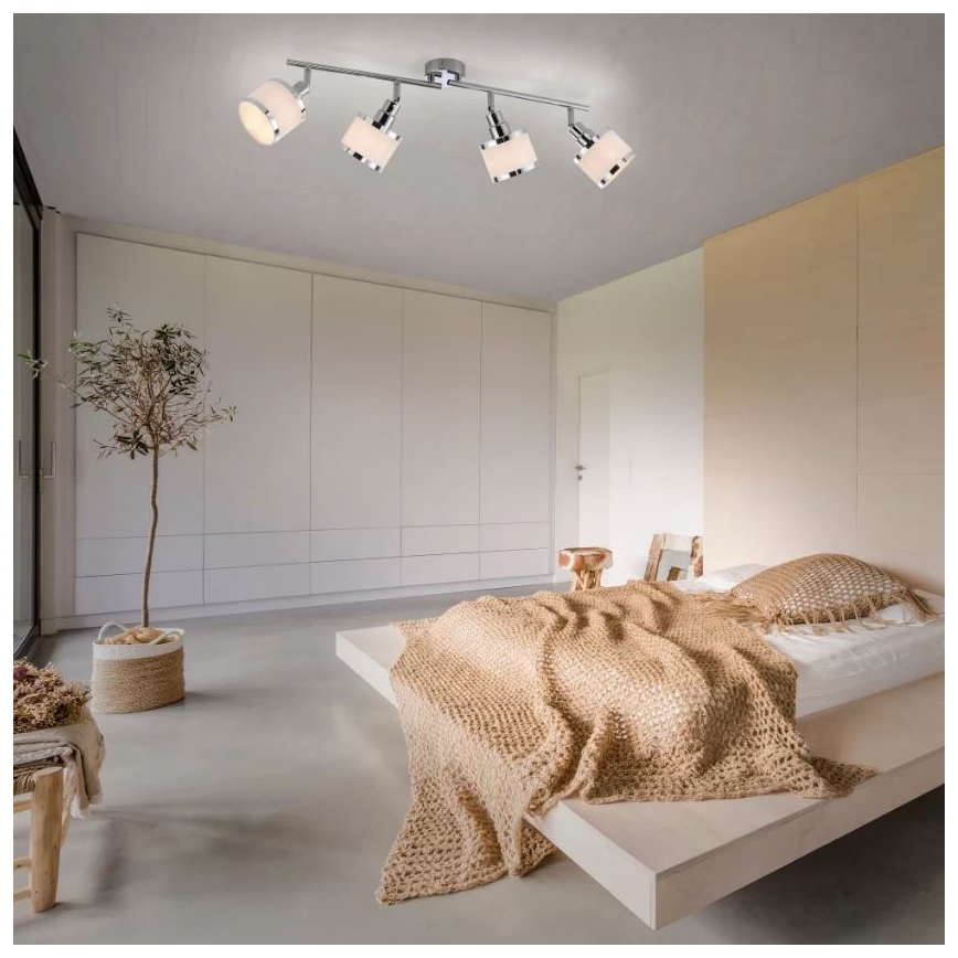 Leuchten Direkt 15374-17 - Φωτιστικό σποτ ACCOR 4xE14/25W/230V
