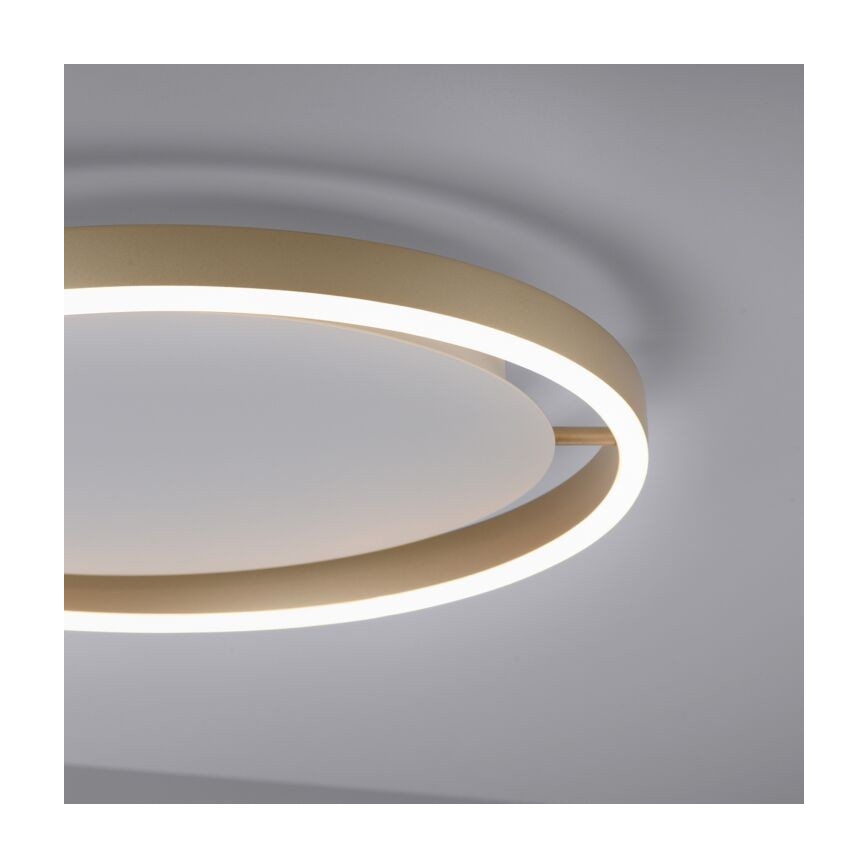 Leuchten Direkt 15391-60 - LED Dimmable φωτιστικό οροφής RITUS LED/20W/230V χάλκινο
