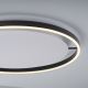 Leuchten Direkt 15392-13 - Φωτιστικό οροφής LED Dimmable RITUS LED/30W/230V μαύρο