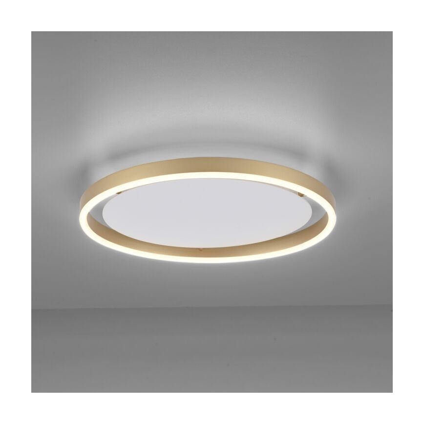 Leuchten Direkt 15392-60 - LED Dimmable φωτιστικό οροφής RITUS LED/30W/230V χάλκινο