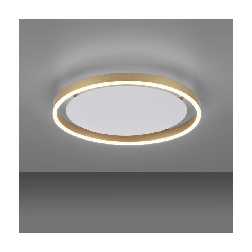 Leuchten Direkt 15392-60 - LED Dimmable φωτιστικό οροφής RITUS LED/30W/230V χάλκινο