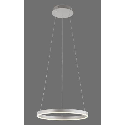 Leuchten Direkt 15393-95 - Led Dimmable κρεμαστό φωτιστικό οροφής RITUS LED/20W/230V ματ χρώμιο