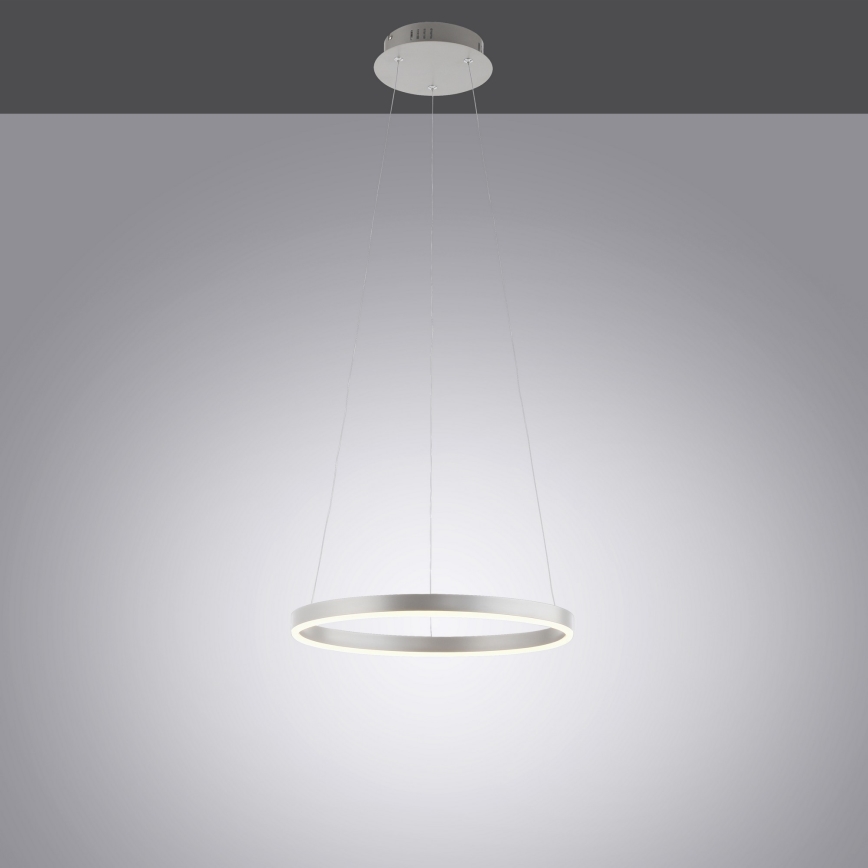 Leuchten Direkt 15393-95 - Led Dimmable κρεμαστό φωτιστικό οροφής RITUS LED/20W/230V ματ χρώμιο