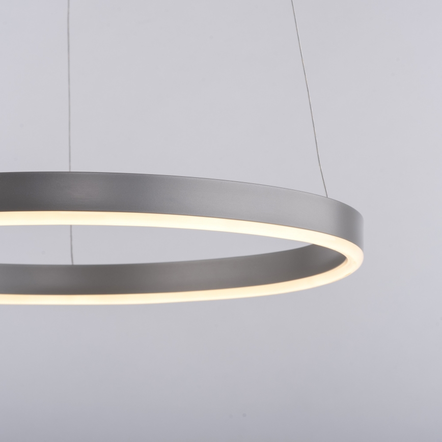 Leuchten Direkt 15393-95 - Led Dimmable κρεμαστό φωτιστικό οροφής RITUS LED/20W/230V ματ χρώμιο