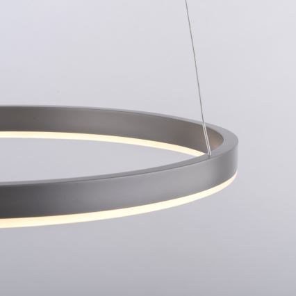 Leuchten Direkt 15393-95 - Led Dimmable κρεμαστό φωτιστικό οροφής RITUS LED/20W/230V ματ χρώμιο