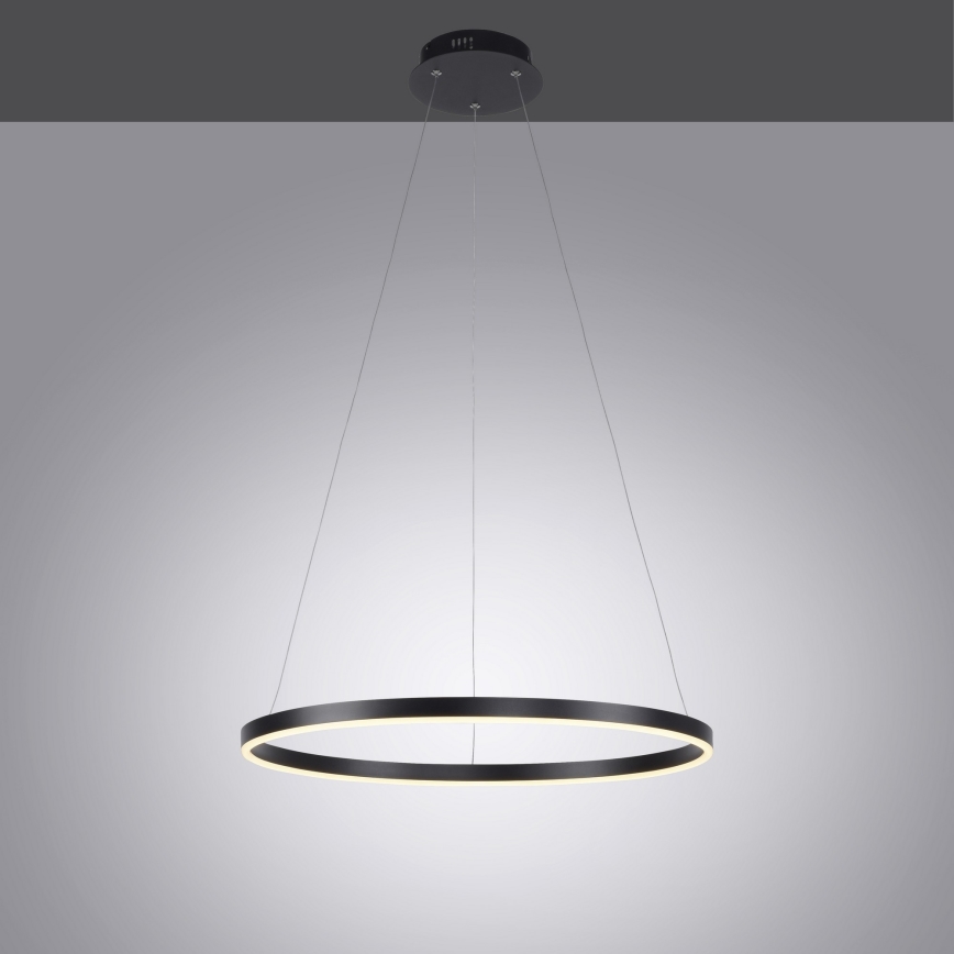 Leuchten Direkt 15394-13-LED Dimmable κρεμαστό φωτιστικό RITUS LED/30W/230V μαύρο