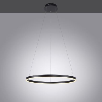 Leuchten Direkt 15394-13-LED Dimmable κρεμαστό φωτιστικό RITUS LED/30W/230V μαύρο