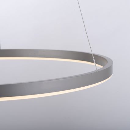 Leuchten Direkt 15394-95 - Led Dimmable κρεμαστό φωτιστικό οροφής RITUS LED/30W/230V ματ χρώμιο