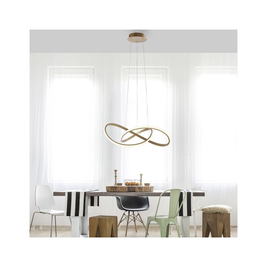 Leuchten Direkt 15402-60 - LED Dimmable κρεμαστό φωτιστικό οροφής MARIA LED/25W/230V