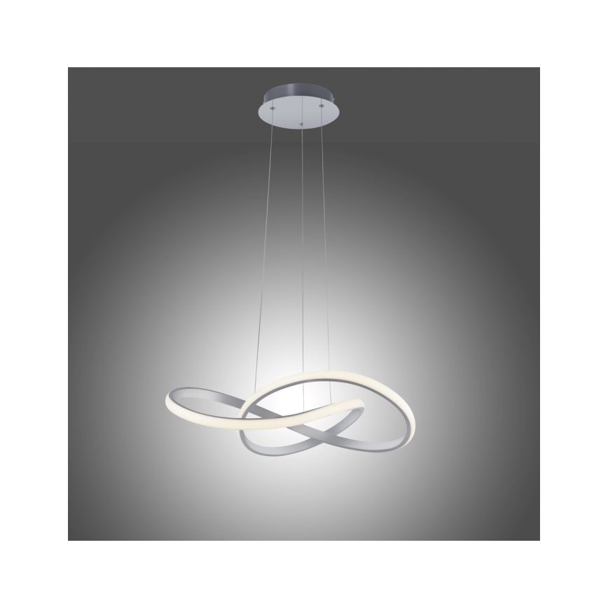 Leuchten Direkt 15402-95 - LED Dimmable πολύφωτο κρεμαστό MARIA LED/25W/230V ματ χρώμιο