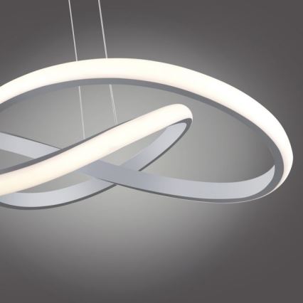 Leuchten Direkt 15402-95 - LED Dimmable πολύφωτο κρεμαστό MARIA LED/25W/230V ματ χρώμιο