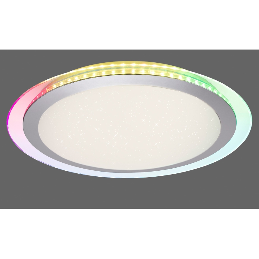 Leuchten Direkt 15411-21- LED RGB Ρυθμιζόμενο φωτιστικό οροφής CYBA LED/26W/230V + τηλεχειριστήριο