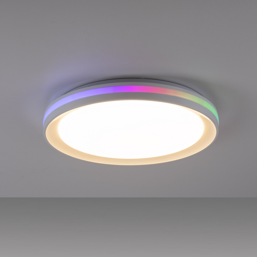 Leuchten Direkt 15544-16 - LED RGB Dimmable φωτιστικό οροφής RIBBON LED/15W/230V + τηλεχειριστήριο