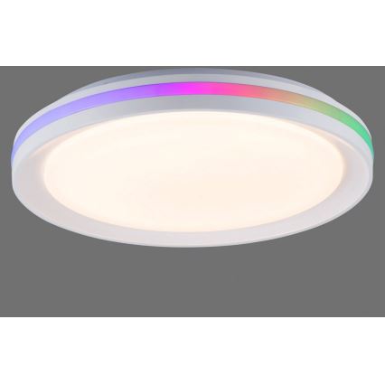 Leuchten Direkt 15544-16 - LED RGB Dimmable φωτιστικό οροφής RIBBON LED/15W/230V + τηλεχειριστήριο