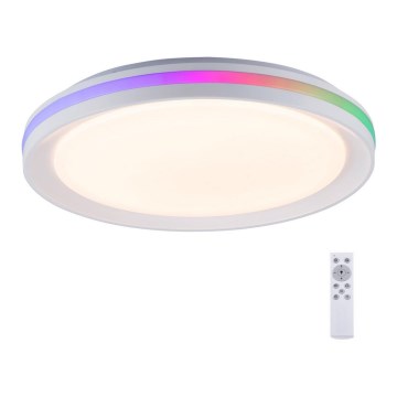 Leuchten Direkt 15544-16 - LED RGB Dimmable φωτιστικό οροφής RIBBON LED/15W/230V + τηλεχειριστήριο