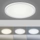 Leuchten Direkt 15571-16 - Φωτιστικό οροφής LED Dimmable FLAT LED/23,5W/230V 2700-5000K + τηλεχειριστήριο