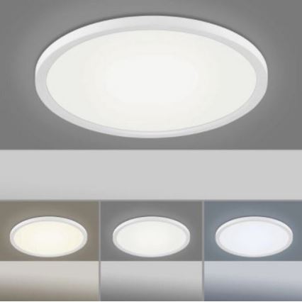 Leuchten Direkt 15571-16 - Φωτιστικό οροφής LED Dimmable FLAT LED/23,5W/230V 2700-5000K + τηλεχειριστήριο