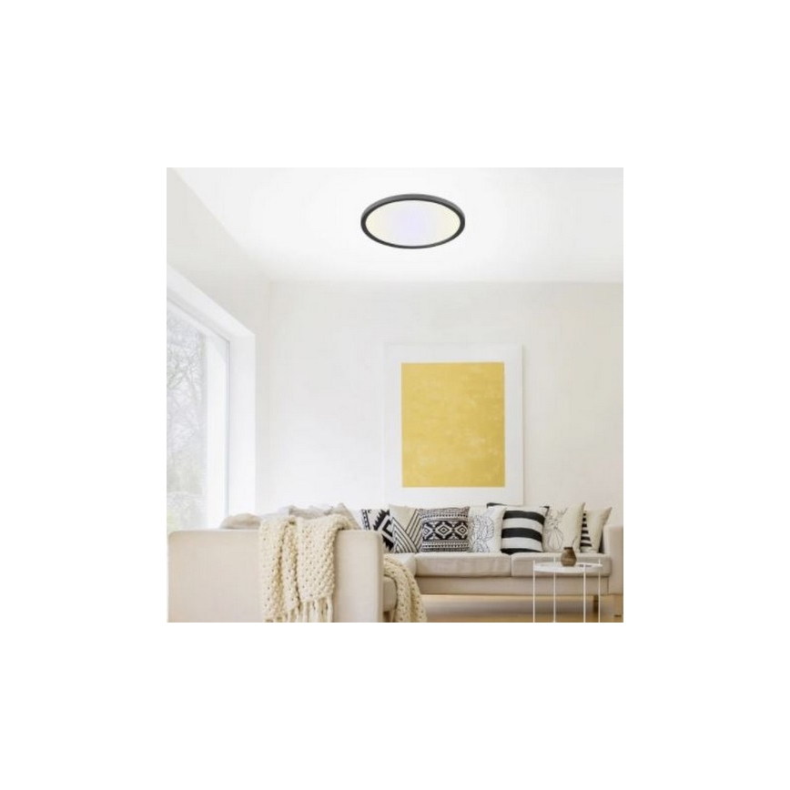 Leuchten Direkt 15571-18 - Φωτιστικό οροφής LED Dimmable FLAT LED/23,5W/230V 2700-5000K + τηλεχειριστήριο