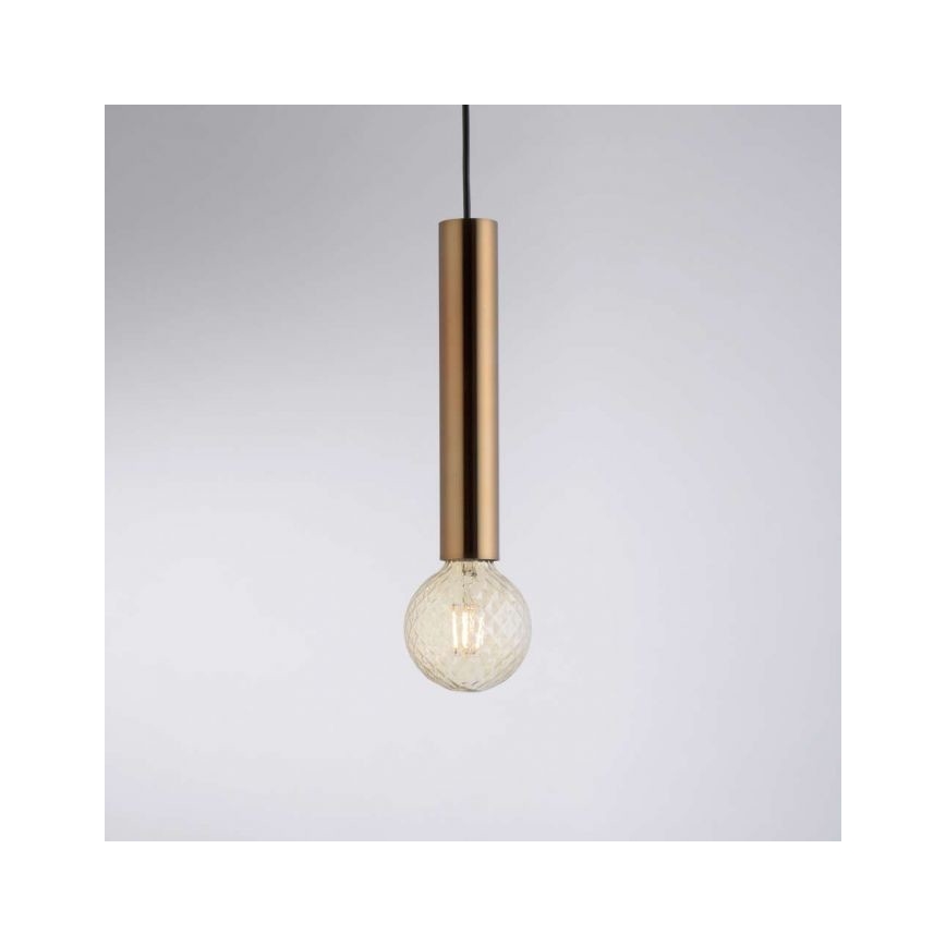 Leuchten Direkt 15617-60 - Κρεμαστό φωτιστικό οροφής  BRUNA 1xE27/60W/230V χάλκινο