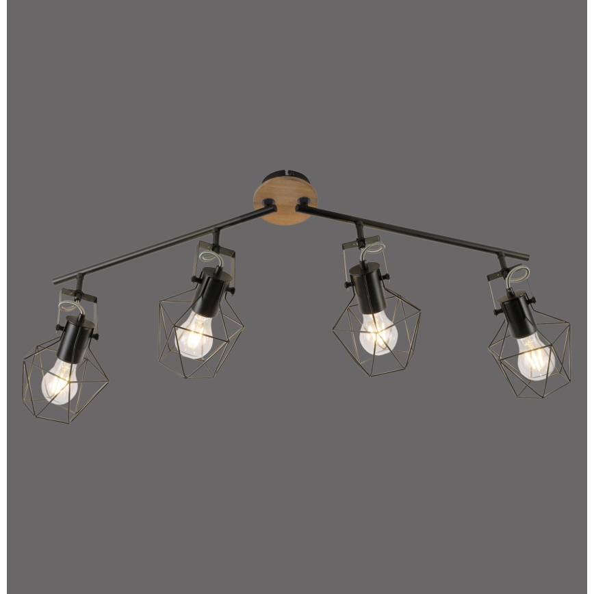Leuchten Direkt 15674-78 - Φωτιστικό σποτ JARO 4xE27/60W/230V