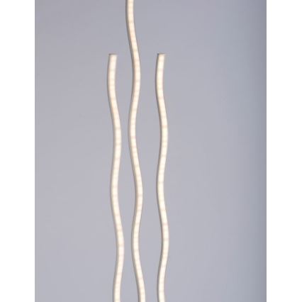 Leuchten Direkt 16268-55 - Ρυθμιζόμενο επιδαπέδιο φωτιστικό LED RGB WAVE LED/31W/230V με τηλεχειριστήριο