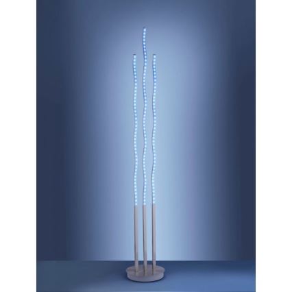 Leuchten Direkt 16268-55 - Ρυθμιζόμενο επιδαπέδιο φωτιστικό LED RGB WAVE LED/31W/230V με τηλεχειριστήριο