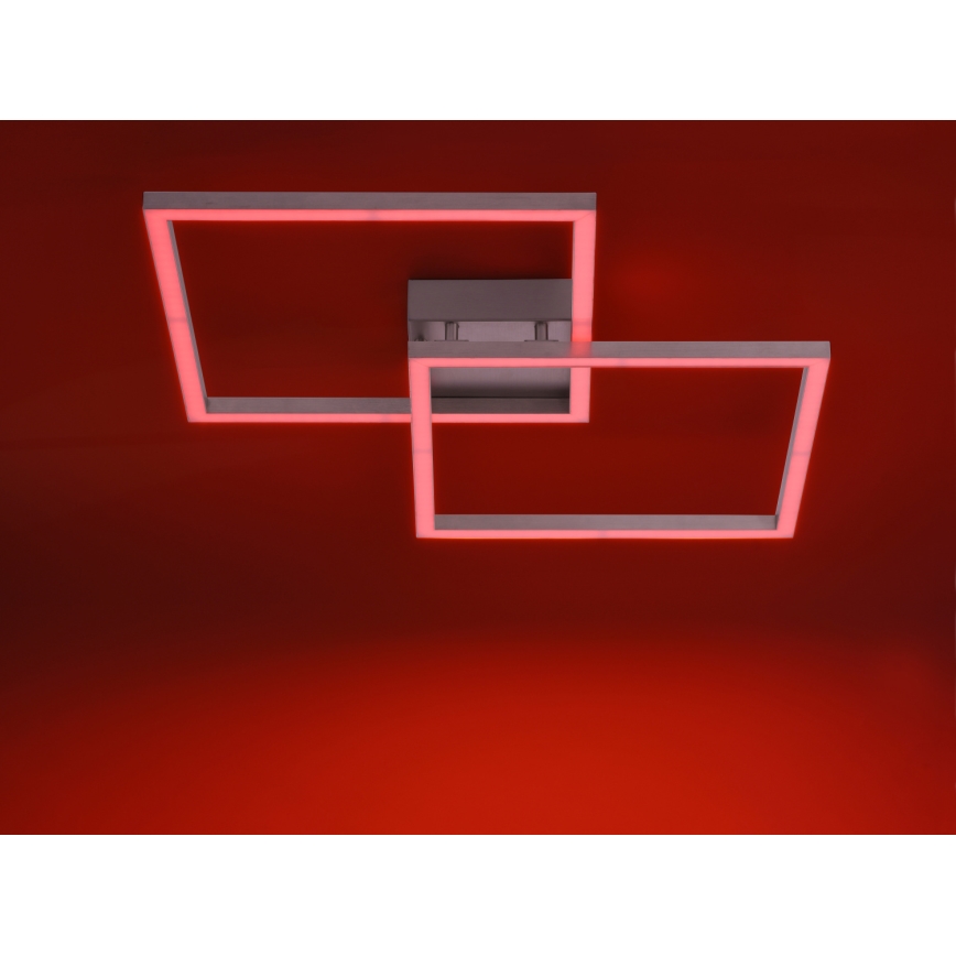 Leuchten Direkt 16429-55 - Φως οροφής dimmer LED RGB LOLA 2xLED/12,5W/230V Tuya + τηλεχειριστήριο