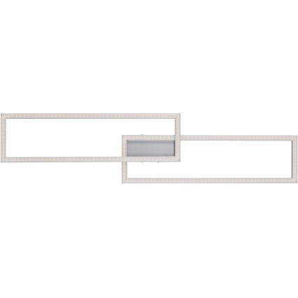 Leuchten Direkt 16430-55 - Ρυθμιζόμενο φωτιστικό οροφής LED RGBW MAXI 2xLED/18W/230V 2700-5000K ματ χρώμιο + τηλεχειριστήριο