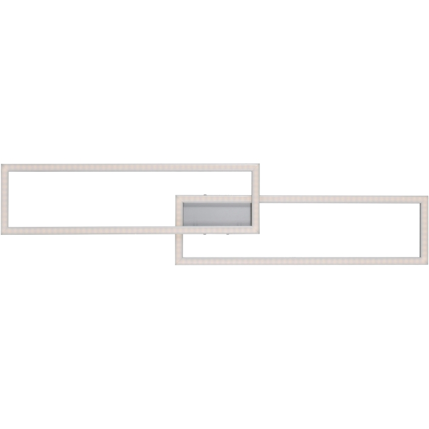 Leuchten Direkt 16430-55 - Ρυθμιζόμενο φωτιστικό οροφής LED RGBW MAXI 2xLED/18W/230V 2700-5000K ματ χρώμιο + τηλεχειριστήριο