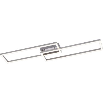 Leuchten Direkt 16430-55 - Ρυθμιζόμενο φωτιστικό οροφής LED RGBW MAXI 2xLED/18W/230V 2700-5000K ματ χρώμιο + τηλεχειριστήριο