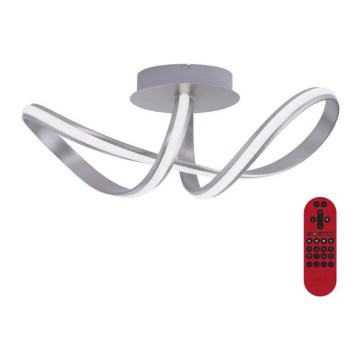 Leuchten Direkt 18431-55 - Ρυθμιζόμενο φωτιστικό οροφής LED RGB MELINDA LED/28W/230V με τηλεχειριστήριο