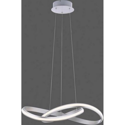 Leuchten Direkt 18432-55 - Ρυθμιζόμενο φωτιστικό οροφής LED RGB με καλώδιο MELINDA LED/28W/230V + τηλεχειριστήριο