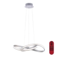 Leuchten Direkt 18432-55 - Ρυθμιζόμενο φωτιστικό οροφής LED RGB με καλώδιο MELINDA LED/28W/230V + τηλεχειριστήριο