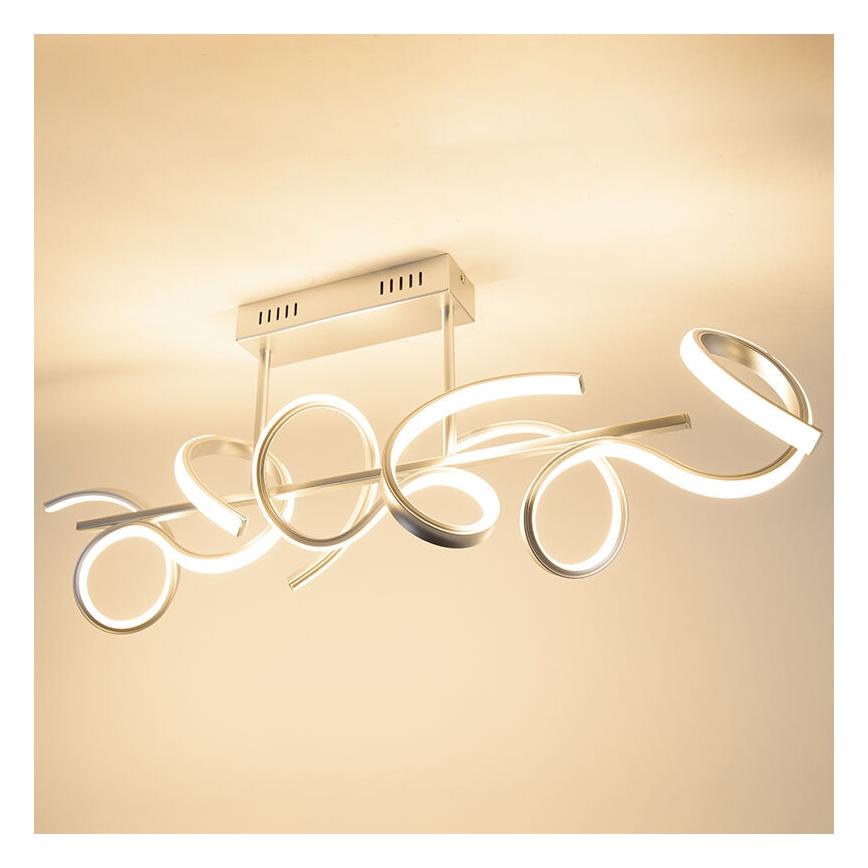 Leuchten Direkt 19032-21 - LED Dimmable πλαφονιέρα οροφής CURLS LED/25,8W/230V