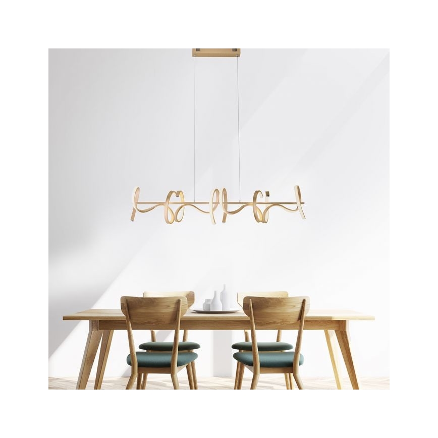 Leuchten Direkt 19033-60 - LED Dimmable κρεμαστό φωτιστικό οροφής CURLS LED/40,8W/230V