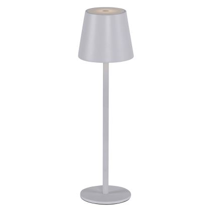 Leuchten Direkt 19250-16 - LED Dimmable επαναφορτιζόμενο επιτραπέζιο φωτιστικό εξωτερικού χώρου EURIA LED/3W/5V 2600 mAh IP54 λευκό