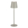 Leuchten Direkt 19250-40 - LED Dimmable επαναφορτιζόμενο επιτραπέζιο φωτιστικό εξωτερικού χώρου EURIA LED/3W/5V 2600 mAh IP54 γκρι