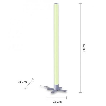 Leuchten Direkt 19902-21 - Φωτιστικό LED RGB Dimmable RINGO LED/10W/230V+RC