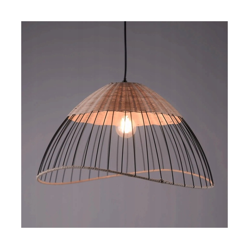 Leuchten Direkt 30207-79AO - Κρεμαστό φωτιστικό οροφής CORE 1xE27/60W/230V rattan