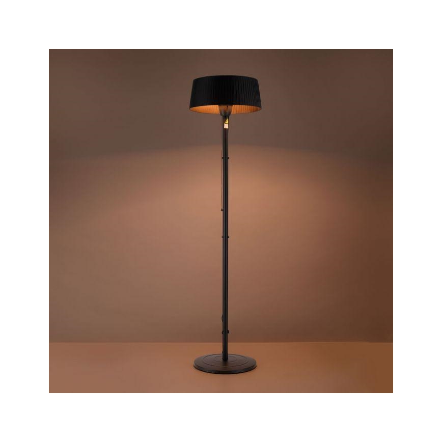 Leuchten Direkt 99507-18 - Θερμάστρα εξωτερικού χώρου GLOW 1500W/230V 1,95 m IP44 μαύρο