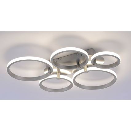 Leuchten Direkt 12112-55 - LED προσκολλητός πολυέλαιος οροφής JOHANNA 2xLED/11,5W/230V+2xLED/9W+LED/7W