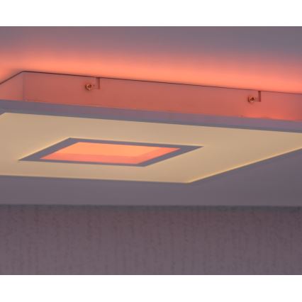 Leuchten Direkt 11645-16 - Ρυθμιζόμενο φωτιστικό οροφής LED RGB RECESS LED/22,5W/230V + LED/5W + τηλεχειριστήριο