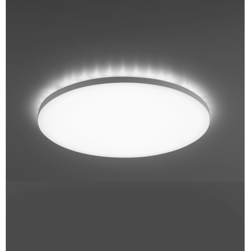 Leuchten Direkt 15602-16 - LED RGBW Dimmable φωτιστικό οροφής GUSTAV LED/20,3W/230V + LED/1,8W 2700-5000K + τηλεχειριστήριο
